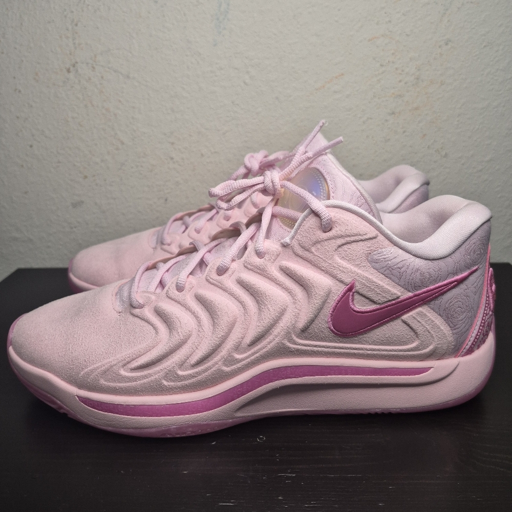 Nike KD 17 'Aunt Pearl' Pink FZ1518-600 Men Size 12 Basketball Shoes Pink